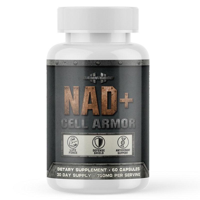 Damn Good™ NAD+ Cell Armor - DNA Repair & Cellular Energy - 60 Capsules (30 Servings)