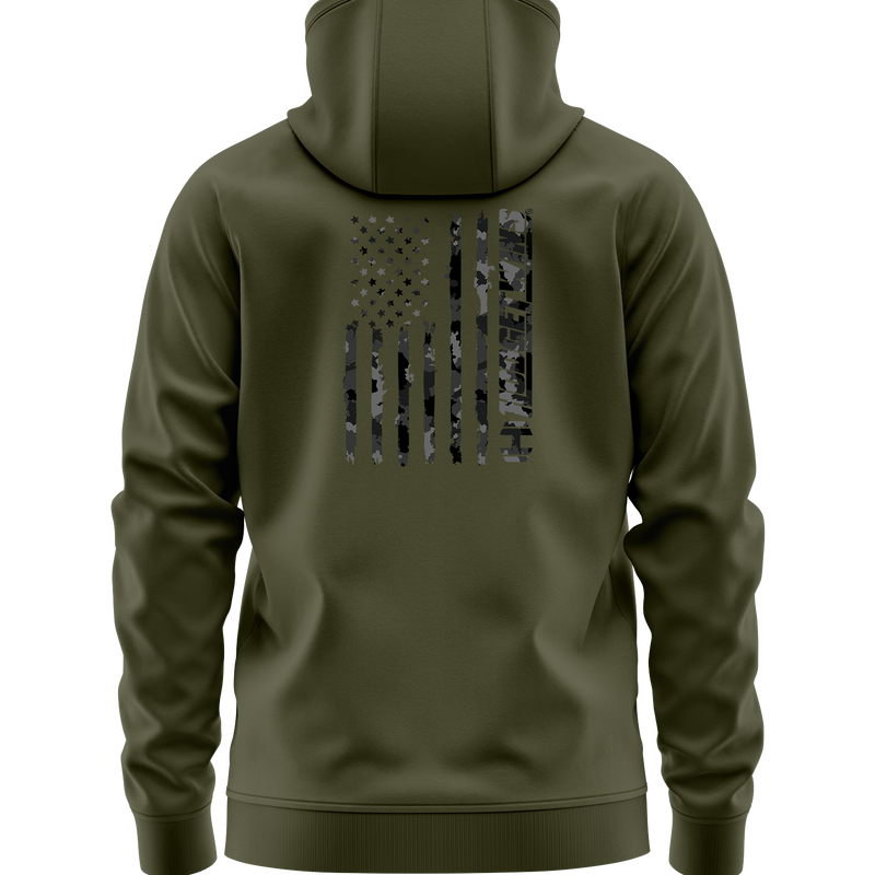 Camo American Flag Hoodie