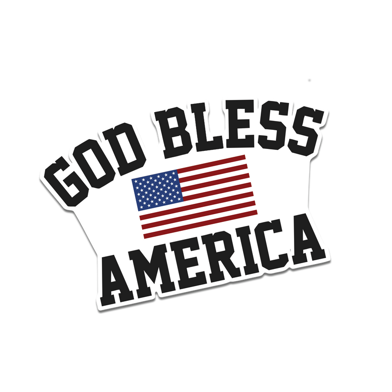 God Bless America Decal
