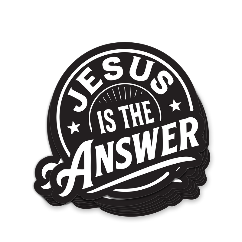 Jesus Is The Answer Decal