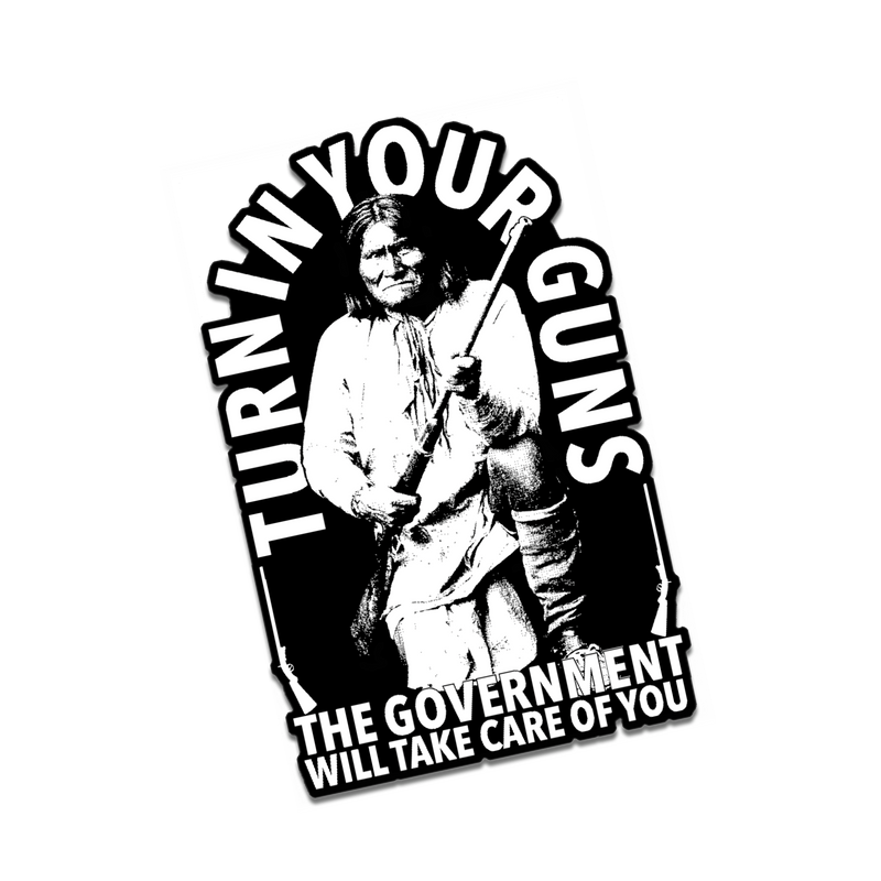 Turn in Your Guns Decal